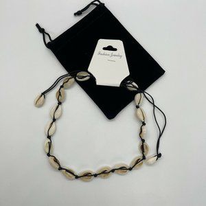 Natural Sea Shell Cowrie Beach Choker Necklace